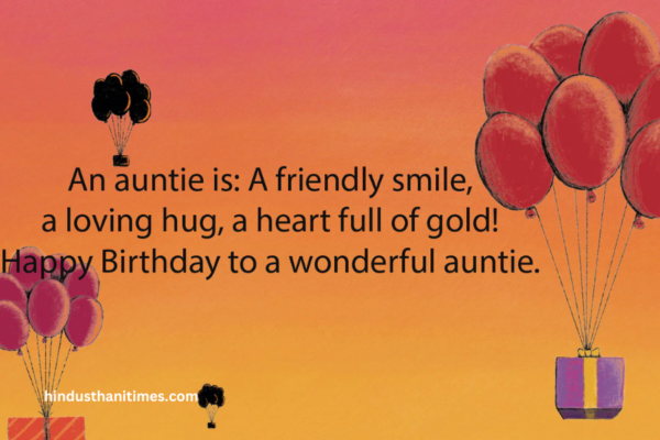 Heart Touching Birthday Wishes for Aunt